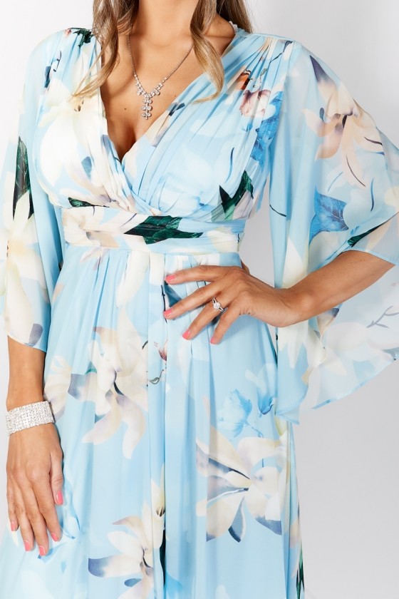 Flower print dress R1423