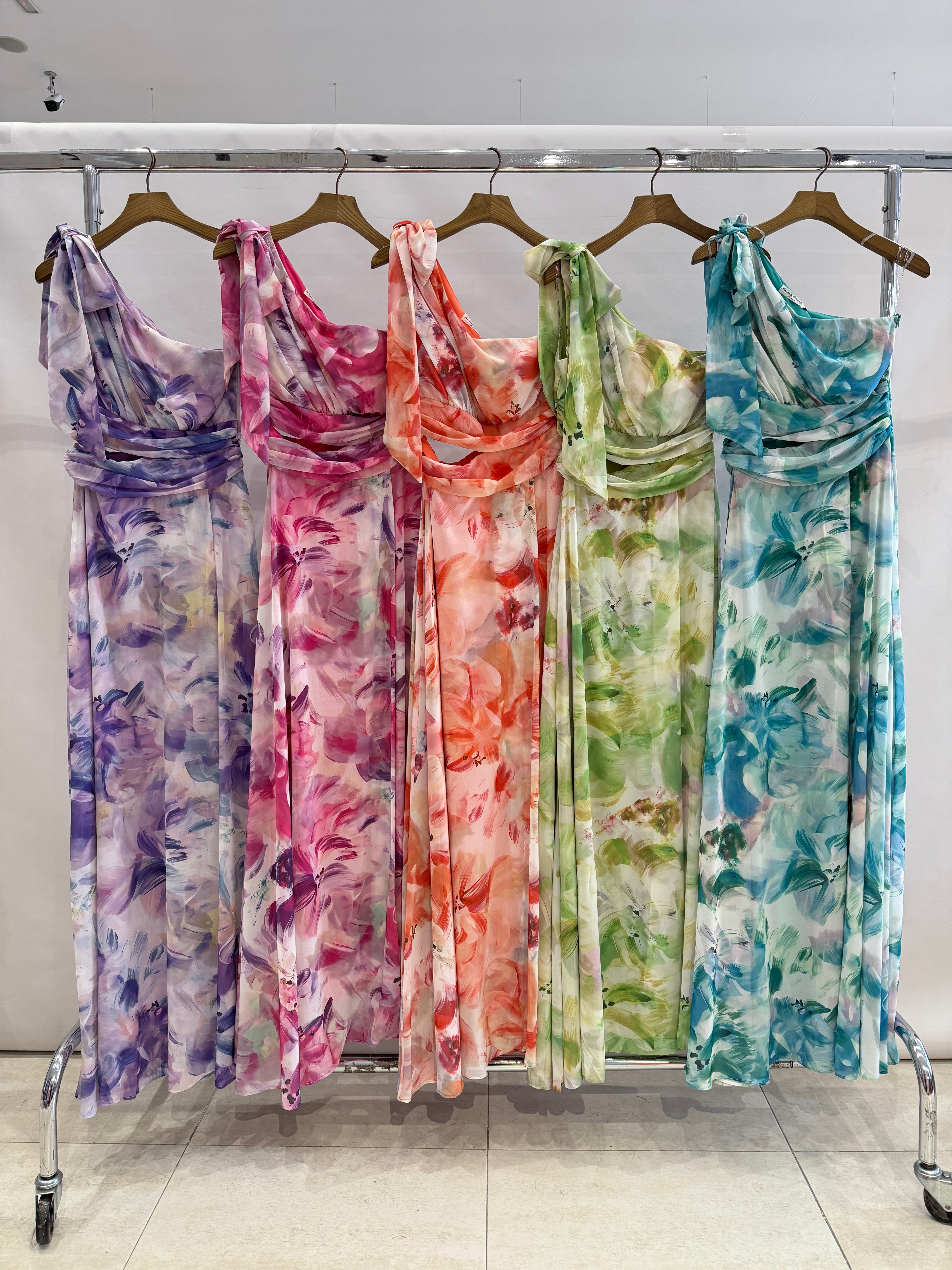Vestido largo estampado 22393-1