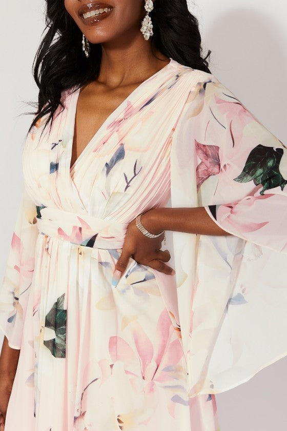 Flower print dress R1423