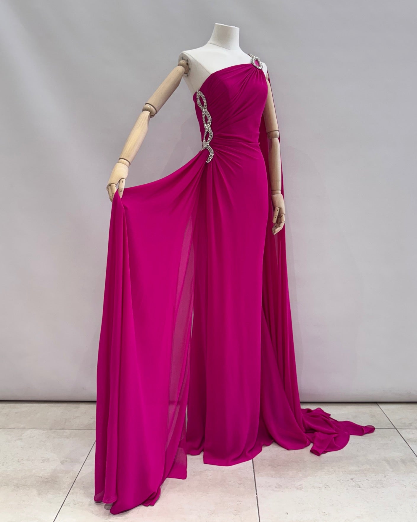 Vestido largo F86009