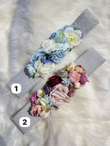 Cinturon goma flores 0008