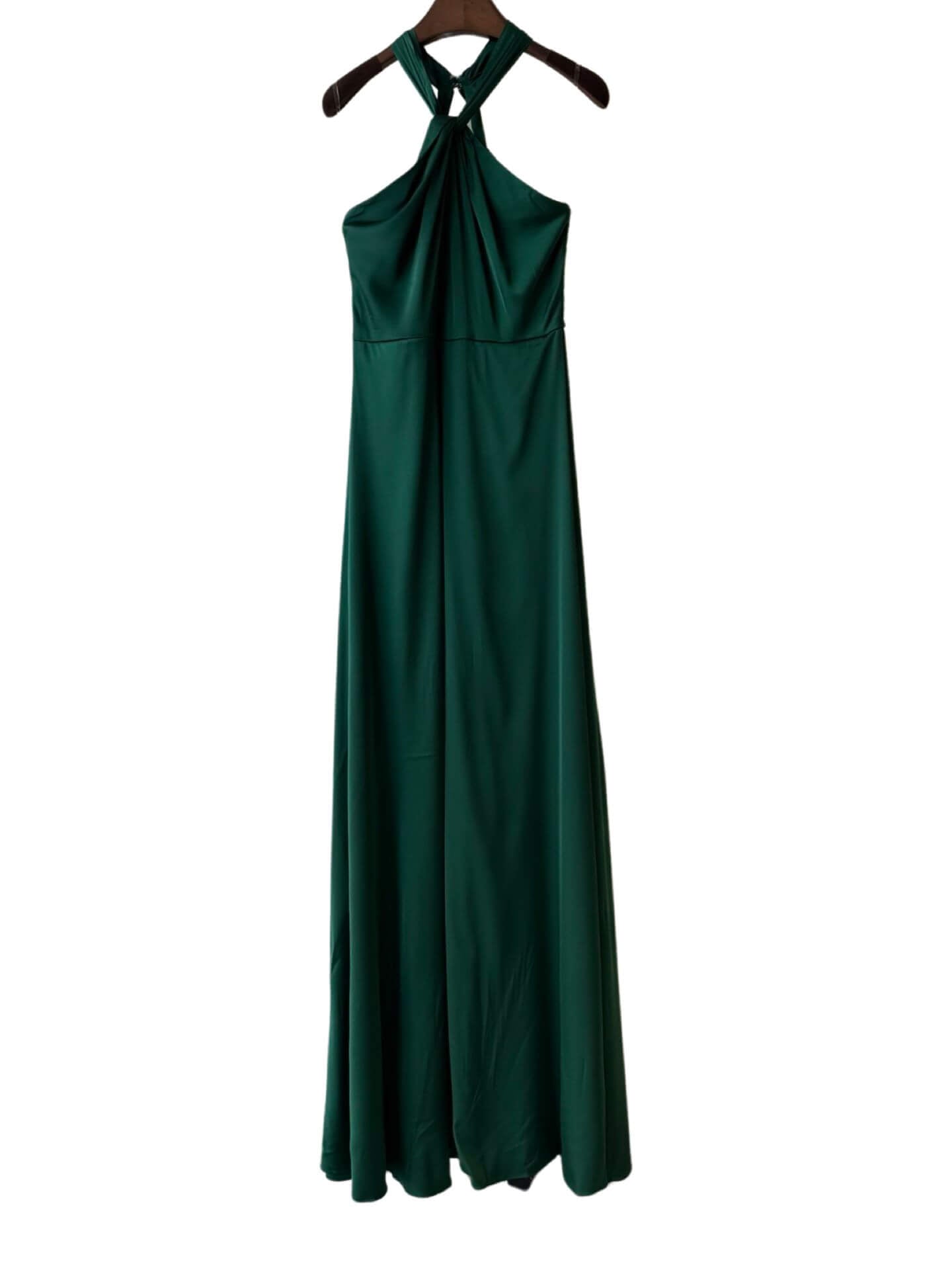 Vestido largo saten R1459
