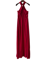 Vestido largo saten R1459