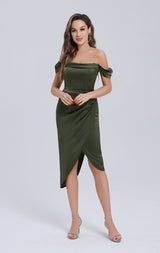 Vestido midi asimetrico 1793