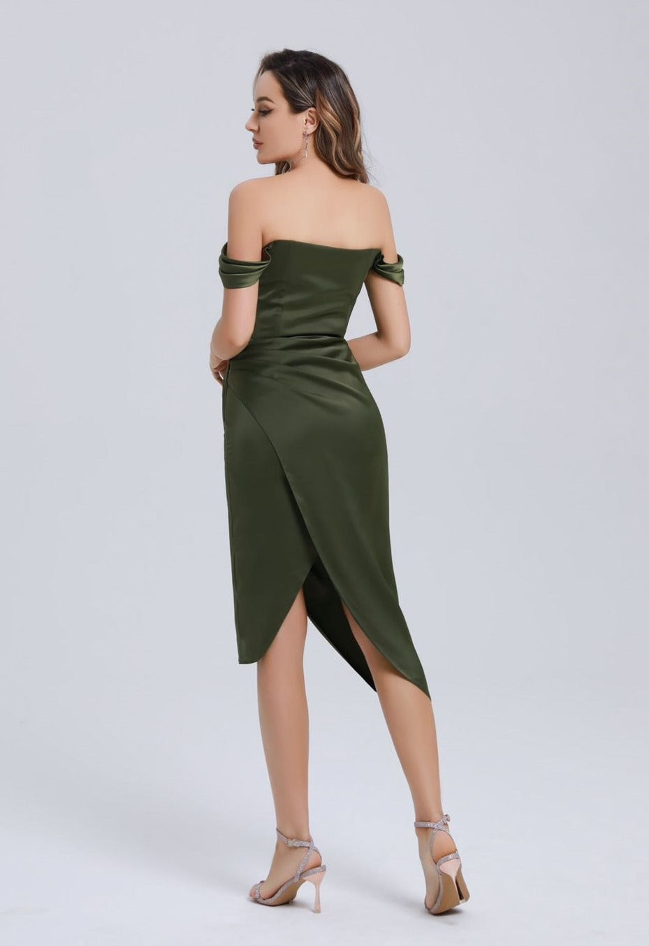 Vestido midi asimetrico 1793