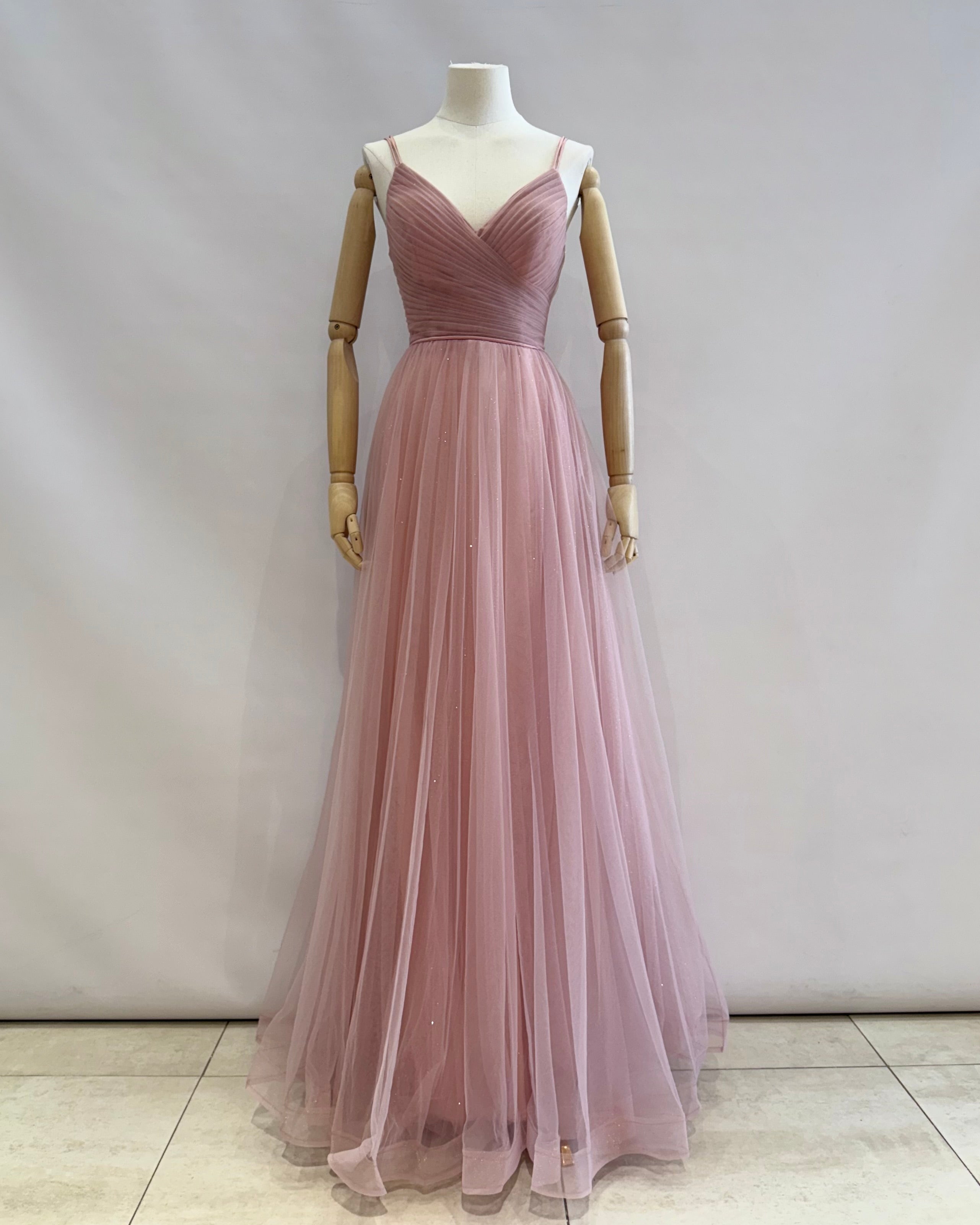 Vestido largo tull 9210