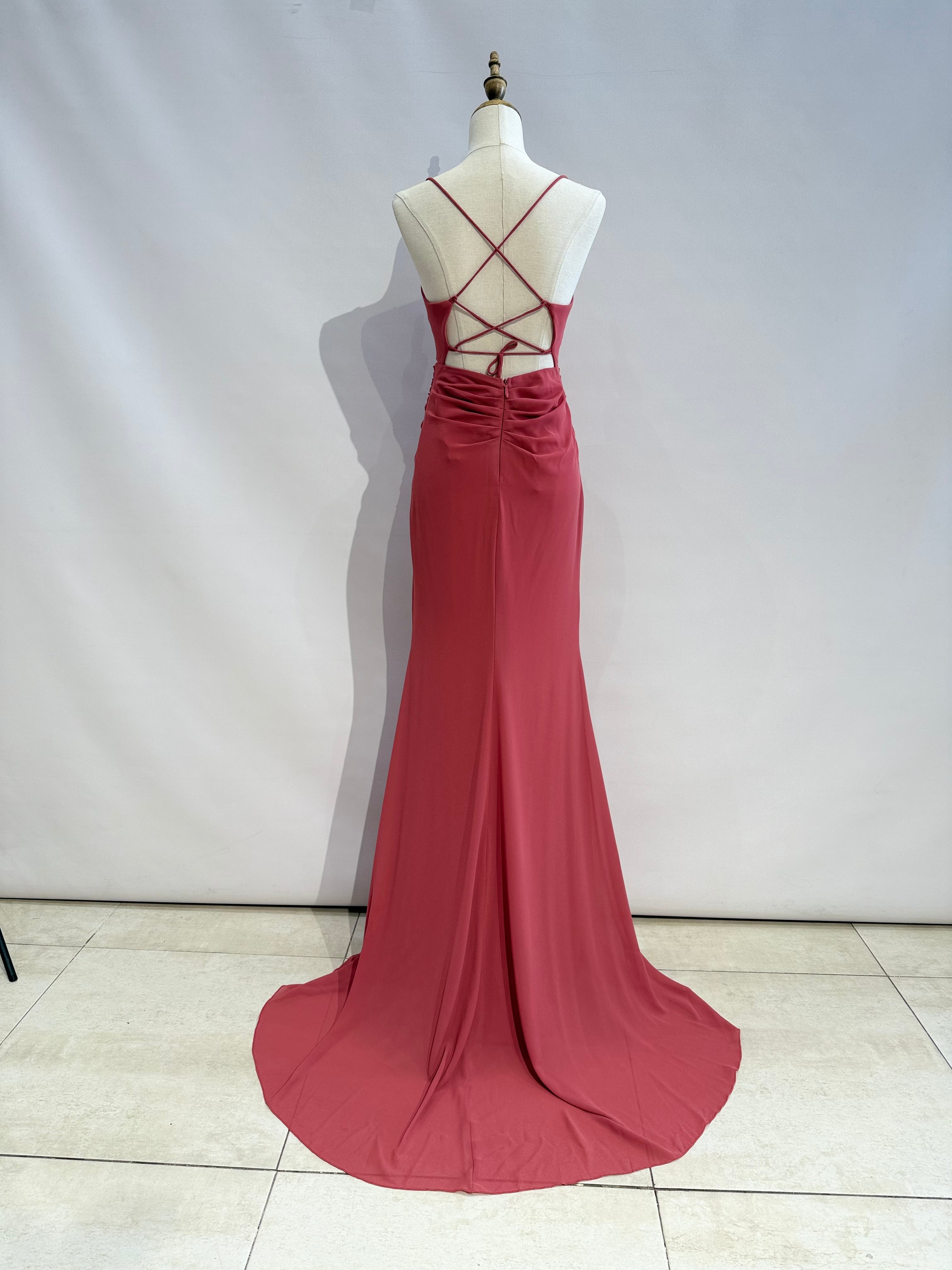 Vestido largo M-8990