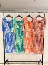 Vestido midi estampado 25241