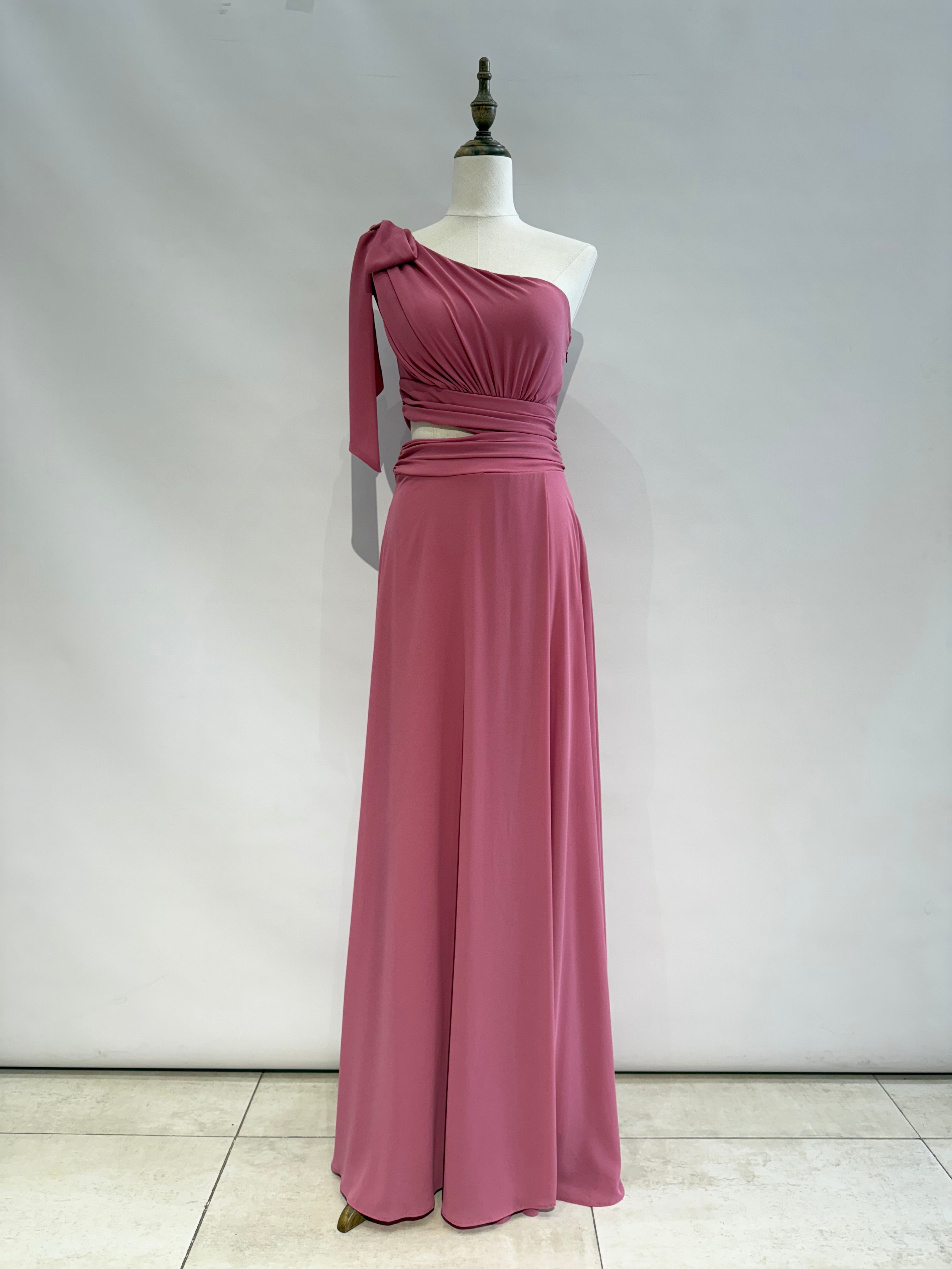 Vestido largo gasa 22393