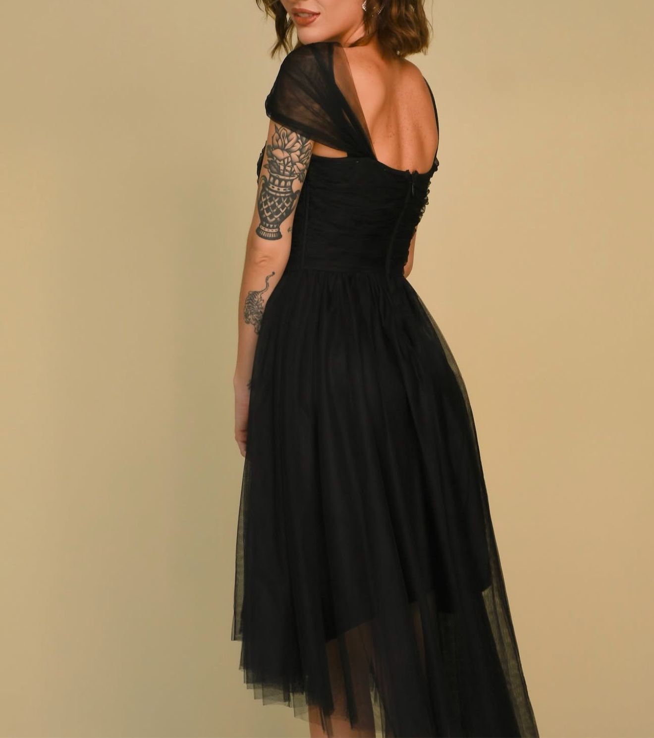 Vestido asimetrico 23378