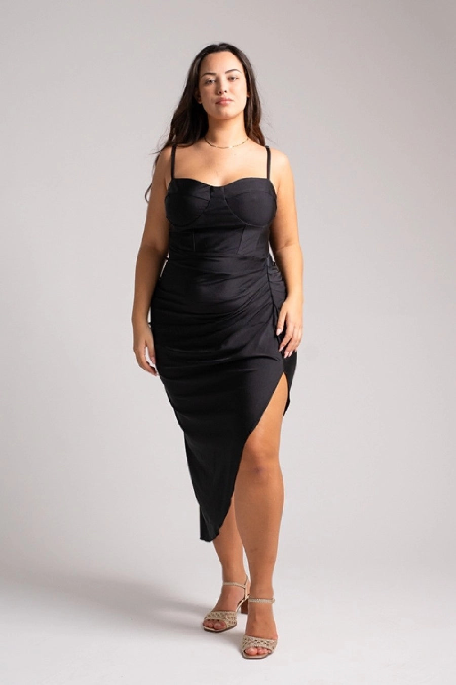 Vestido midi HM2423