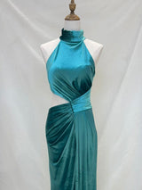 Vestido largo, de terciopelo 2566