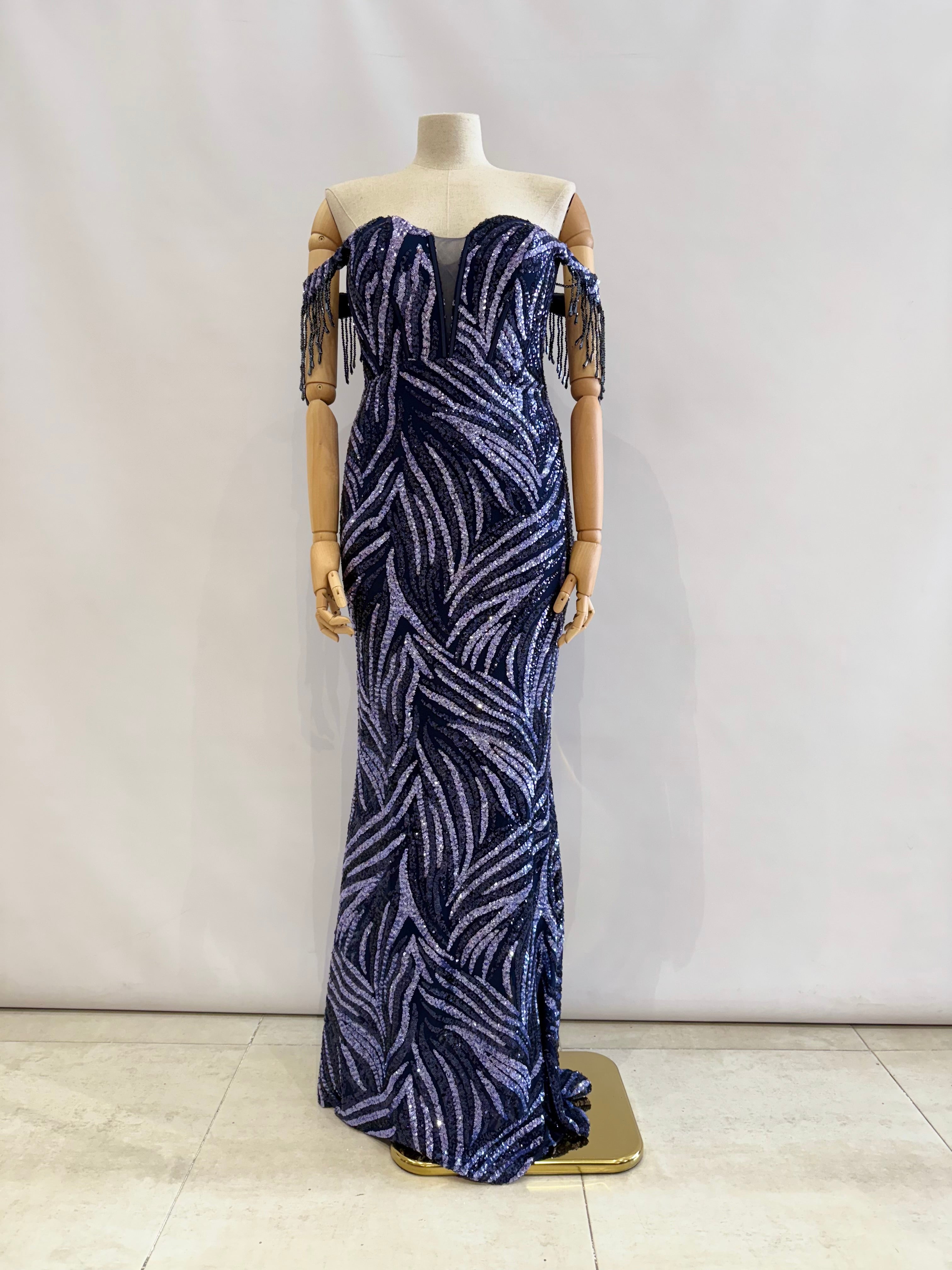 Vestido de lentejuelas TG 31963