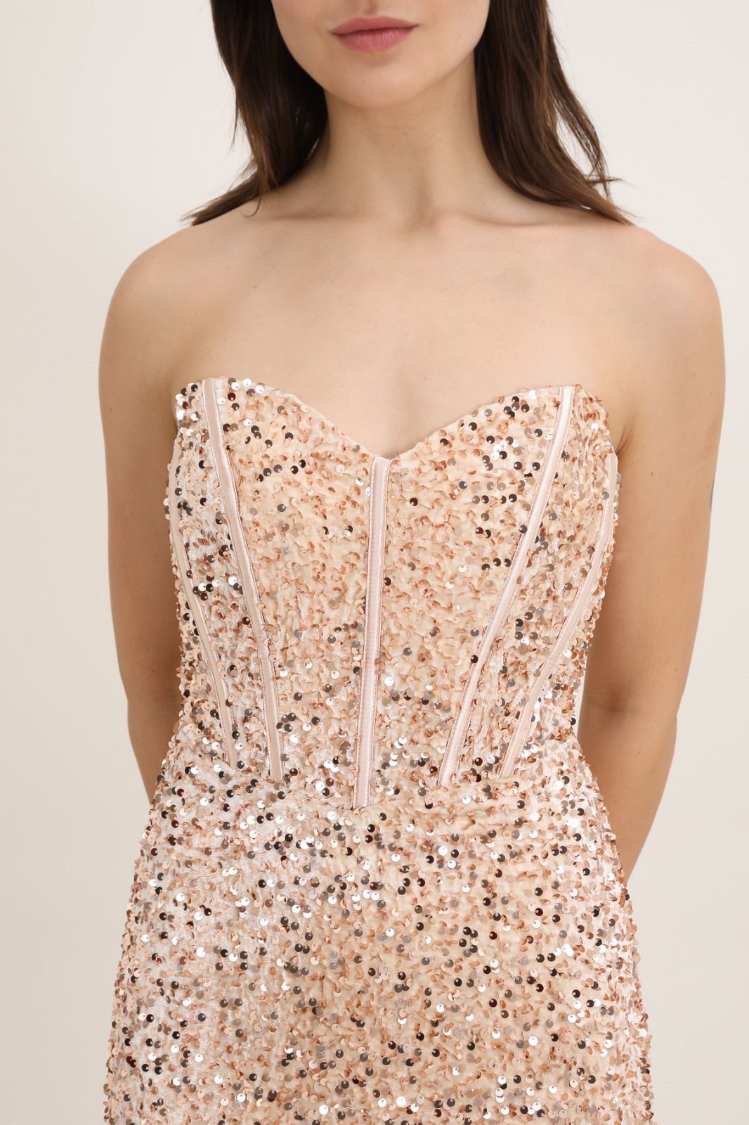 Vestido lentejuelas 31155
