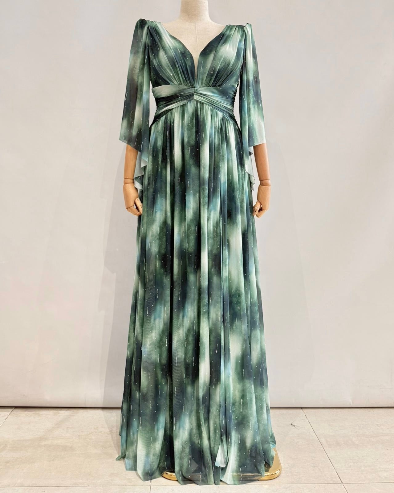 VESTIDO LARGO ESTAMPADO 2537-3 TG