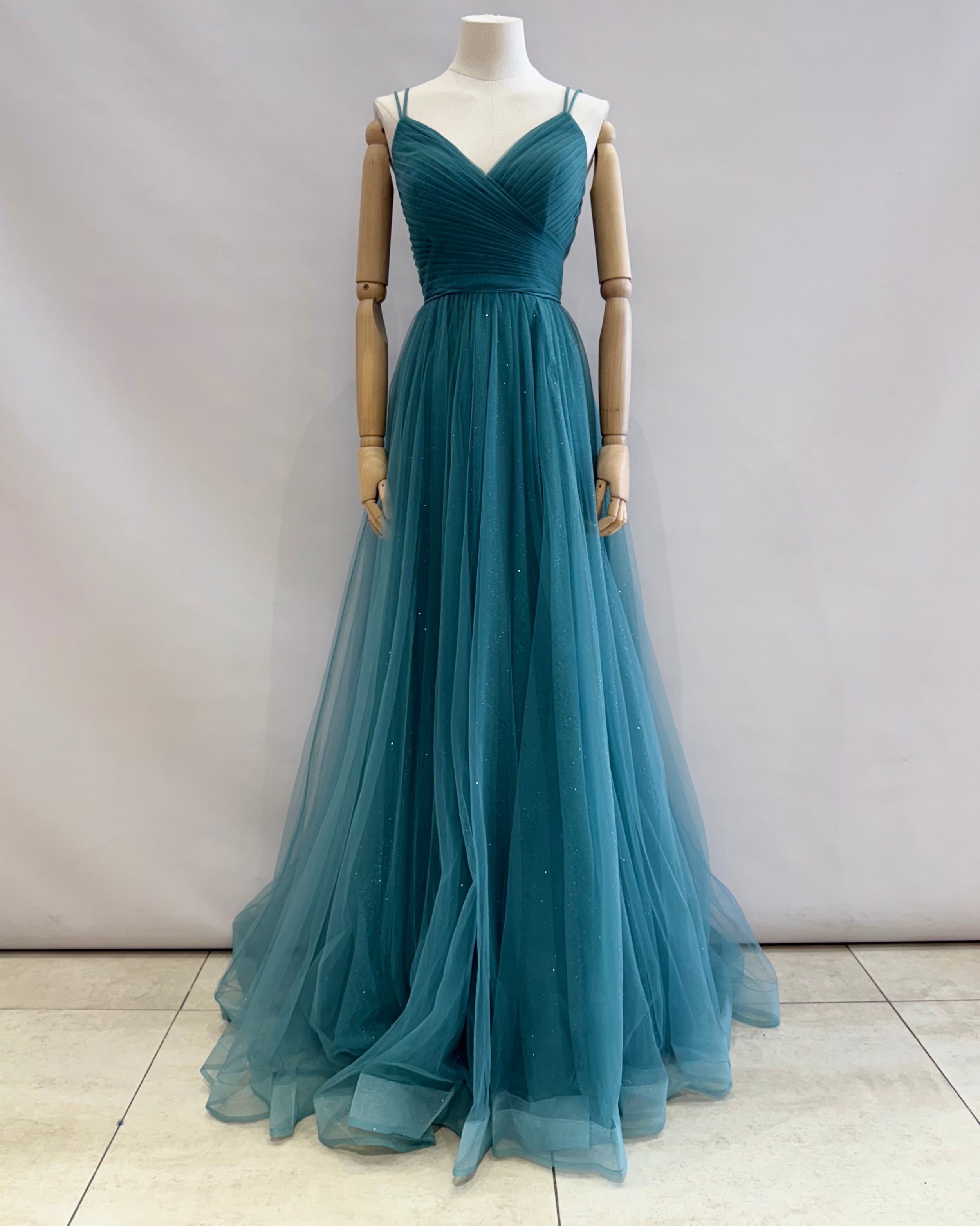 Vestido largo tull 9210