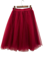 Falda de tul corto W9088