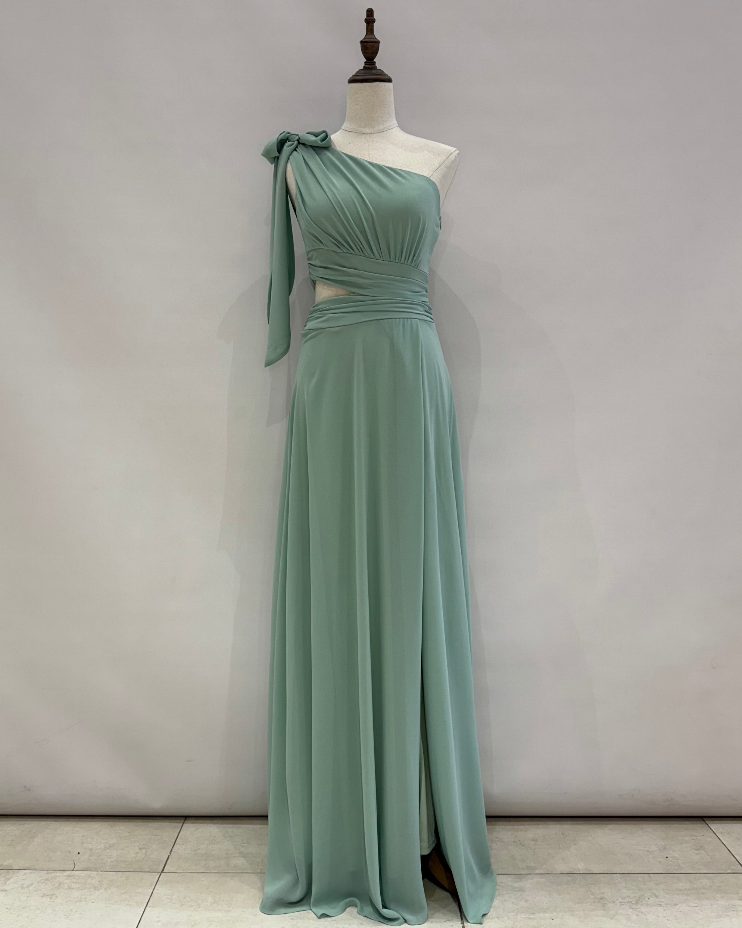 Vestido largo gasa 22393