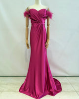 Satin mermaid dress R1879