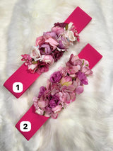 Cinturon goma flores 0008