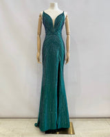 Vestido de pedreria 5801