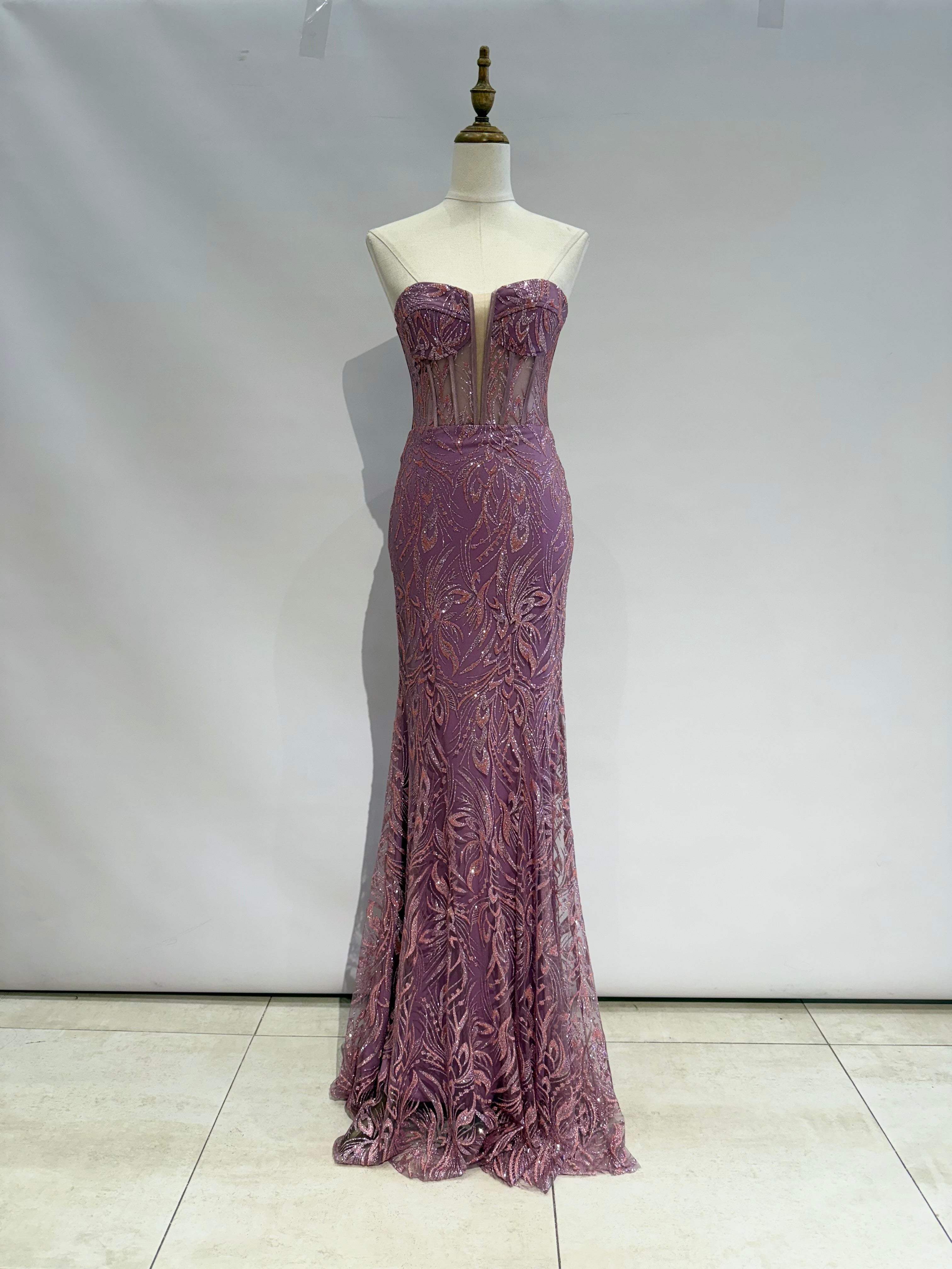 Vestido de purpurina PL2313