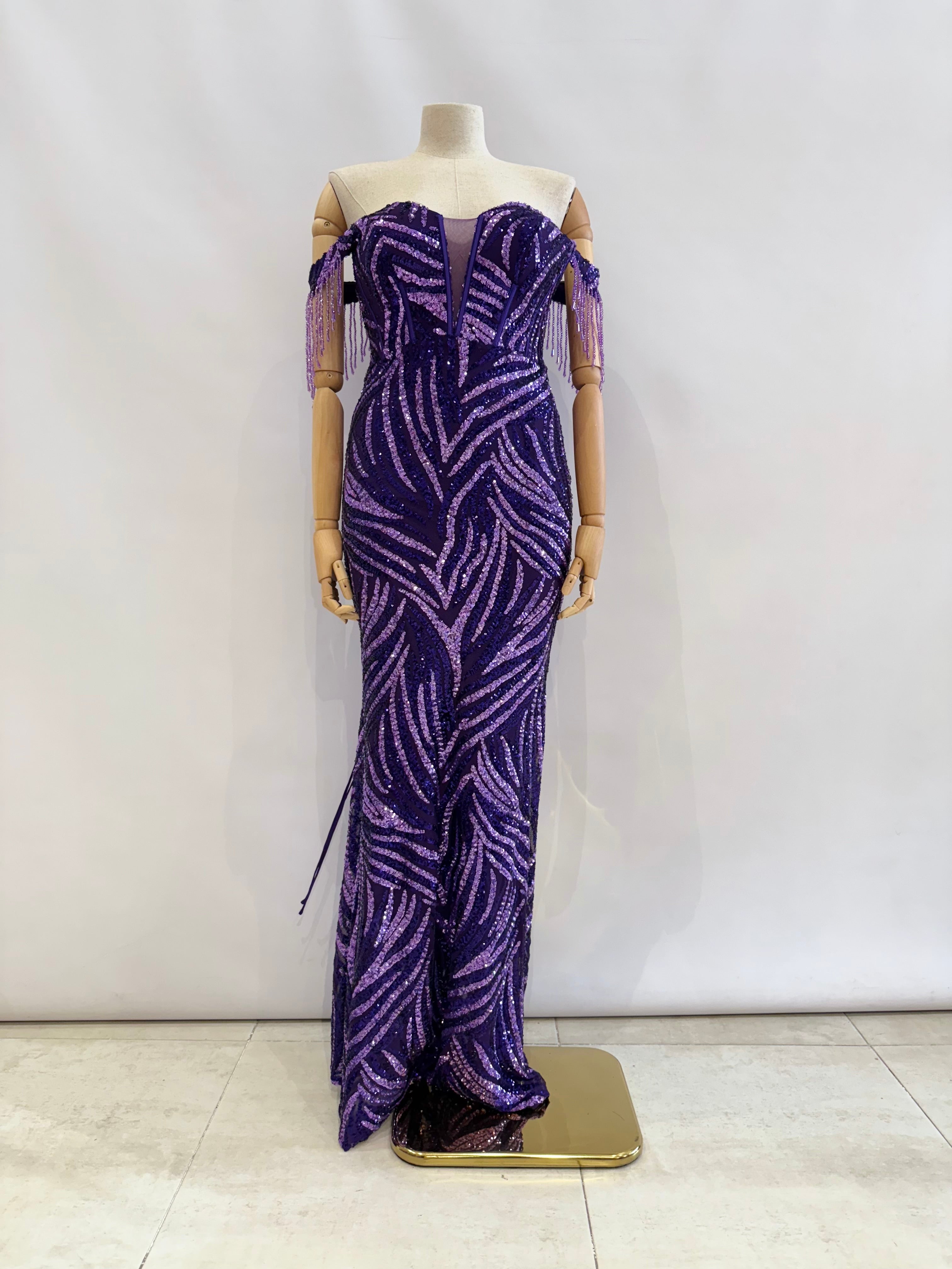 Vestido de lentejuelas TG 31963