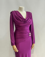 Vestido largo hebilla 25349