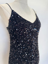 Vestido corto de lentejuela L1360