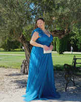 Vestido de tul 7042-1 Tg CREMALLERA