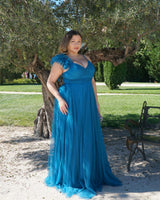 Vestido de tul 7042-1 Tg GOMA