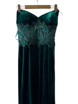 Vestido largo terciopelo F7072