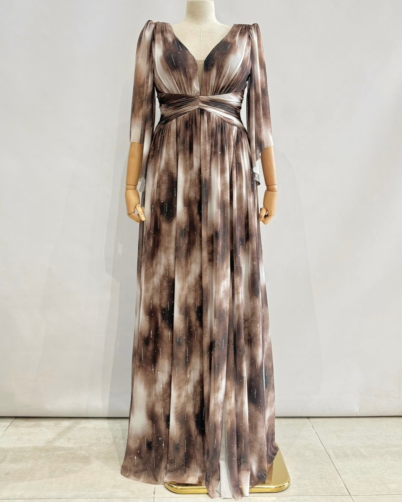 VESTIDO LARGO ESTAMPADO 2537-3 TG