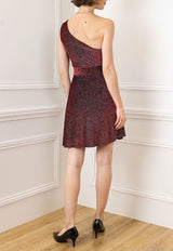 Vestido terciopelo brillo R8276