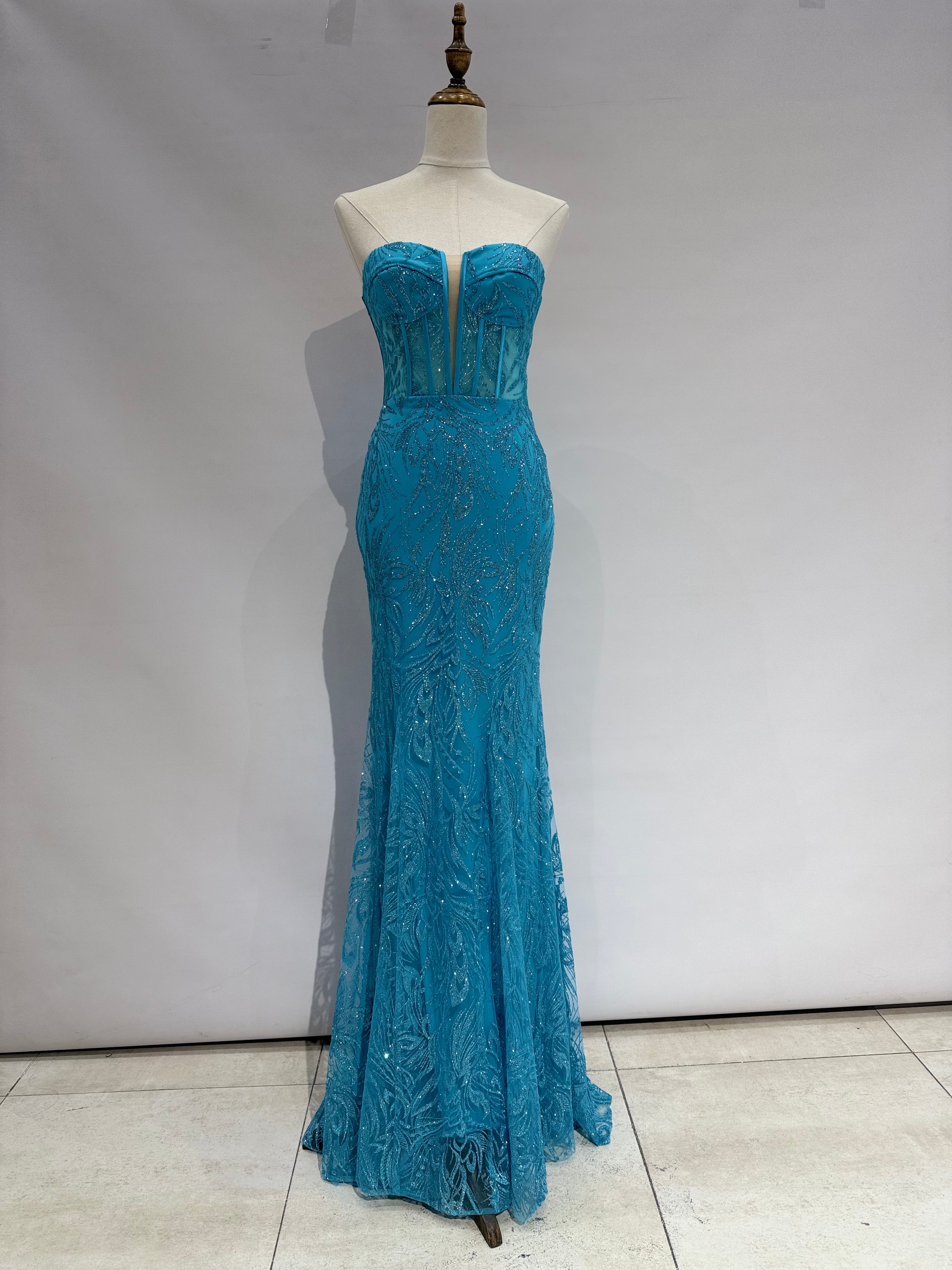 Vestido de purpurina PL2313