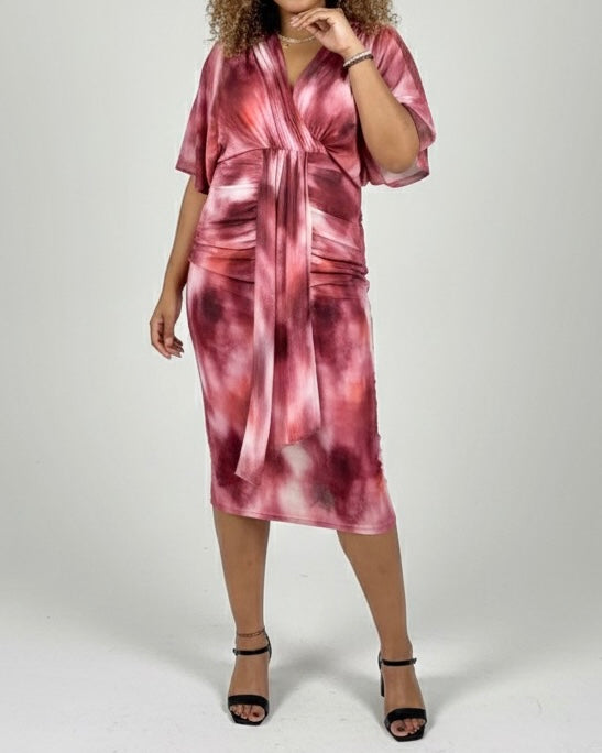Vestido midi estampado 25231-1