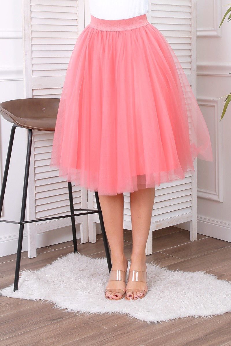 Falda de tul corto 9048