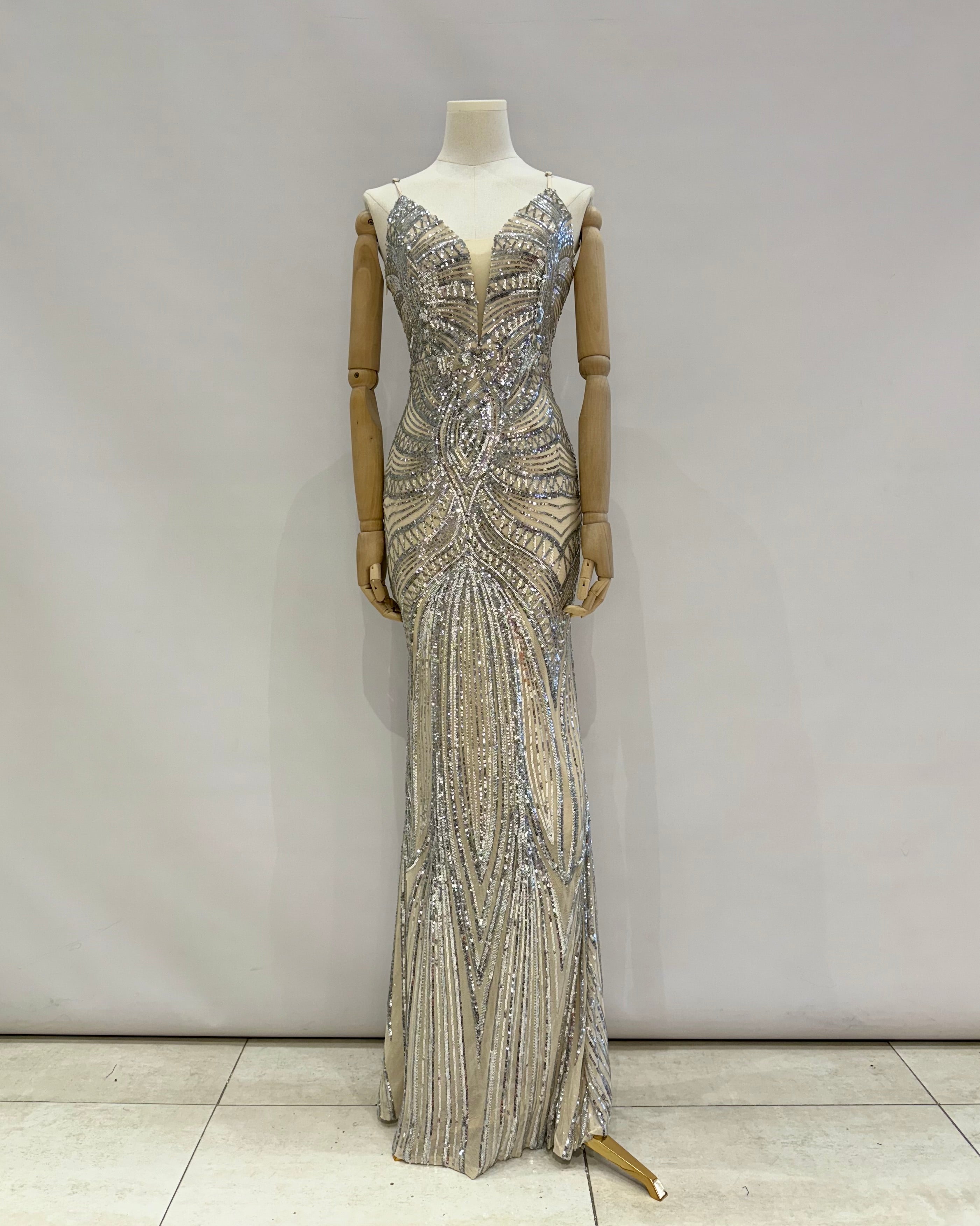 Vestido lentejuelas 19330