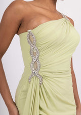 Vestido largo F86009