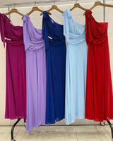 Vestido largo gasa 22393