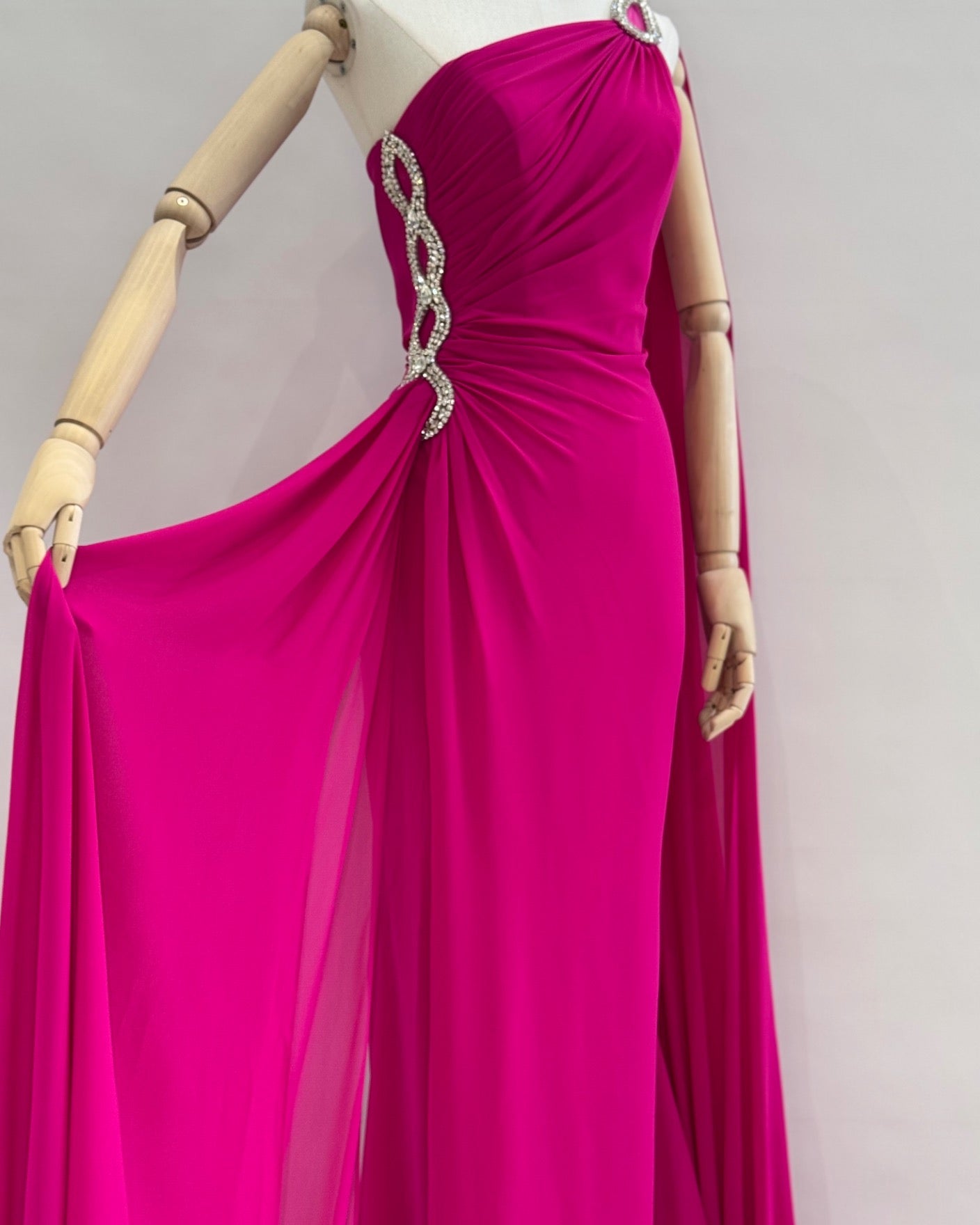 Vestido largo F86009