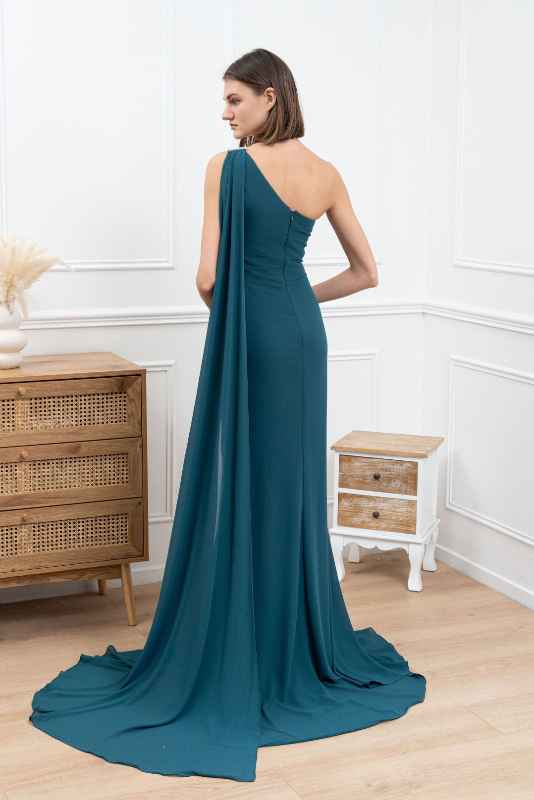 Vestido largo F86009
