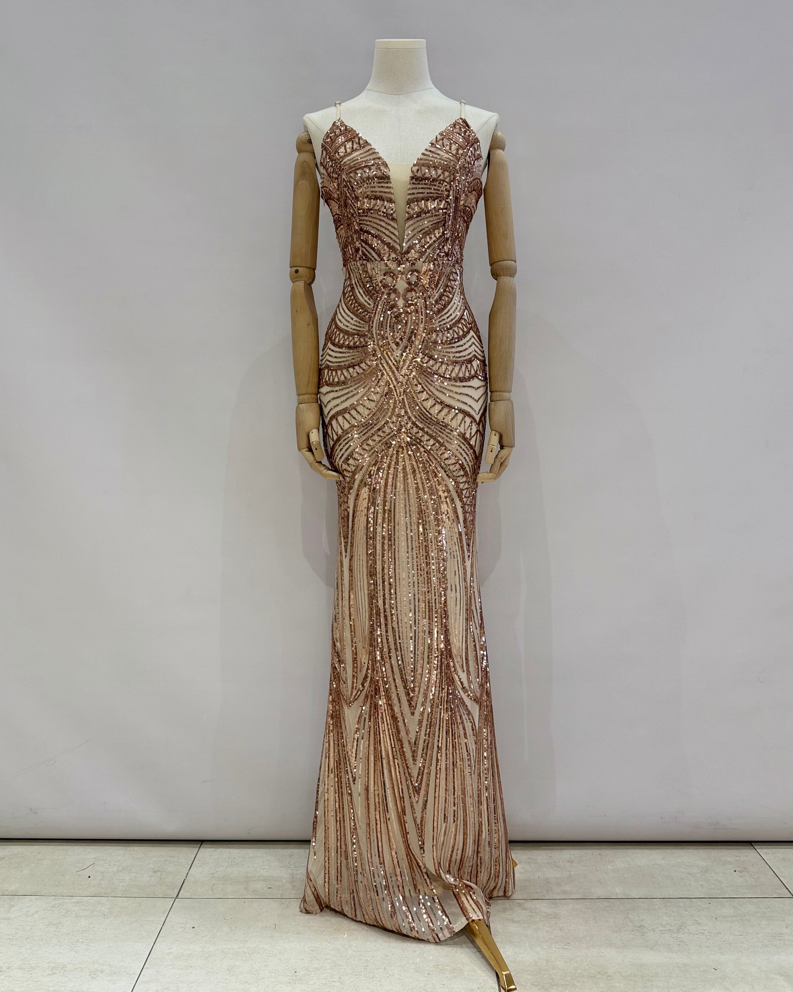 Vestido lentejuelas 19330