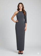 Long one sleeve dress MM07