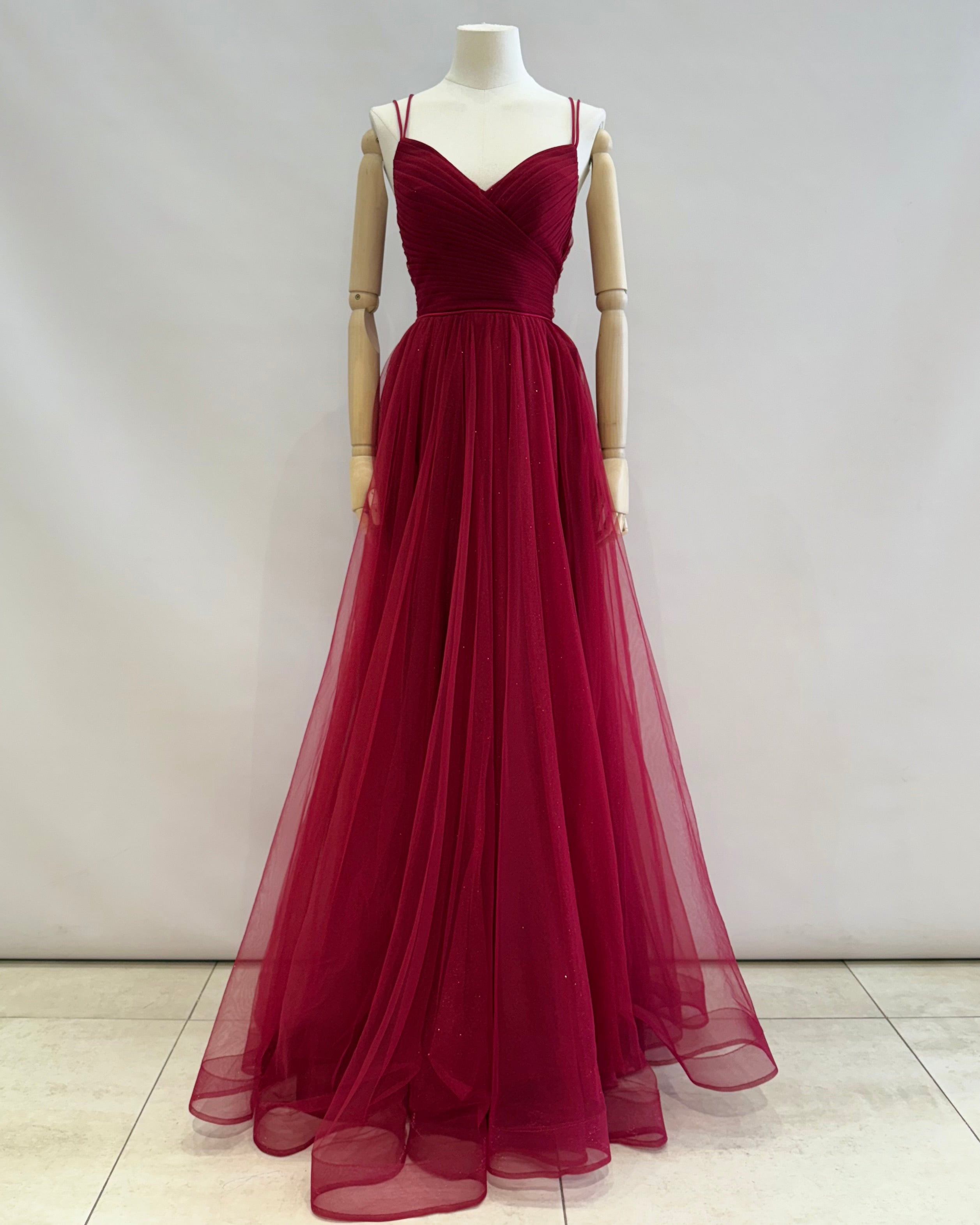 Vestido largo tull 9210