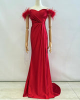 Satin mermaid dress R1879