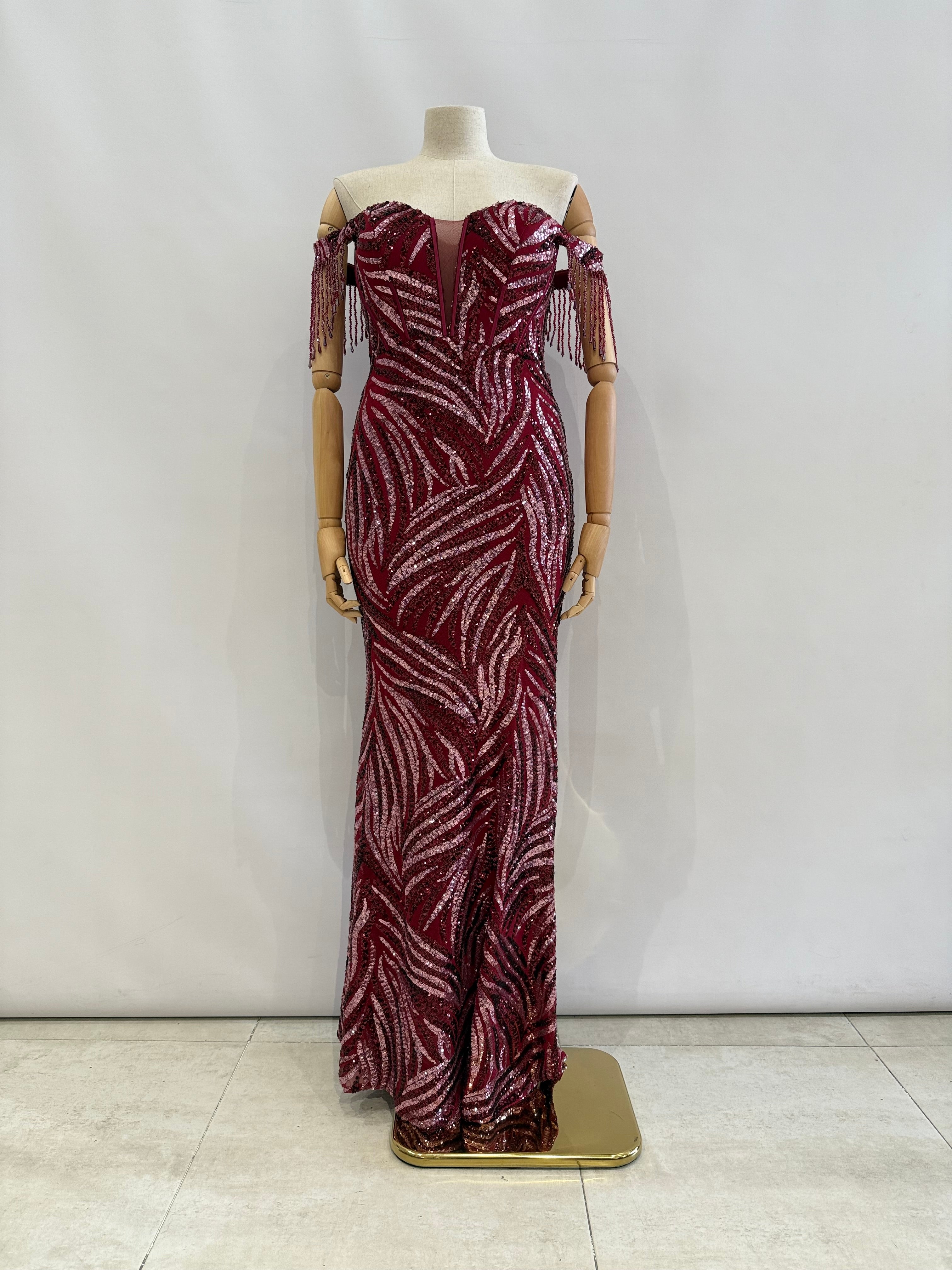 Vestido de lentejuelas TG 31963
