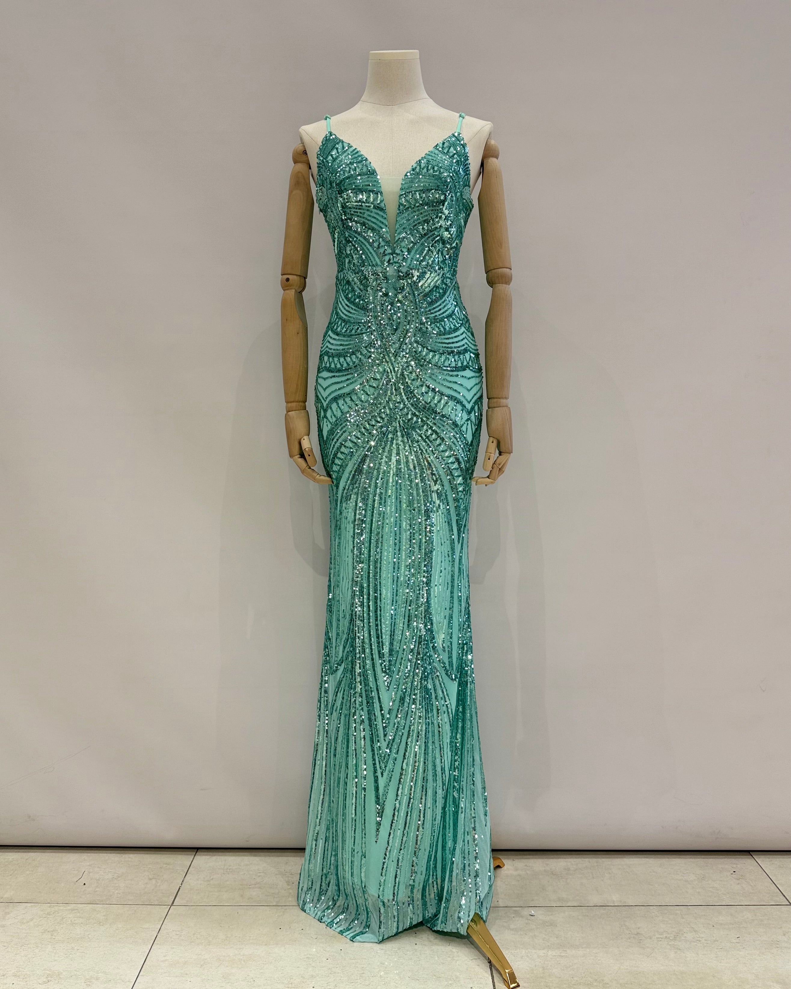 Vestido lentejuelas 19330
