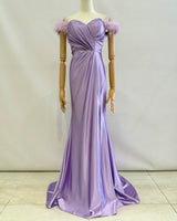 Satin mermaid dress R1879