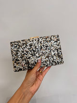 Clutch/bolsos piedras doble cara BR4066